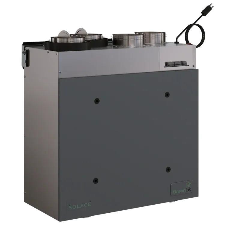 Échangeur d'air avec kit d'installation