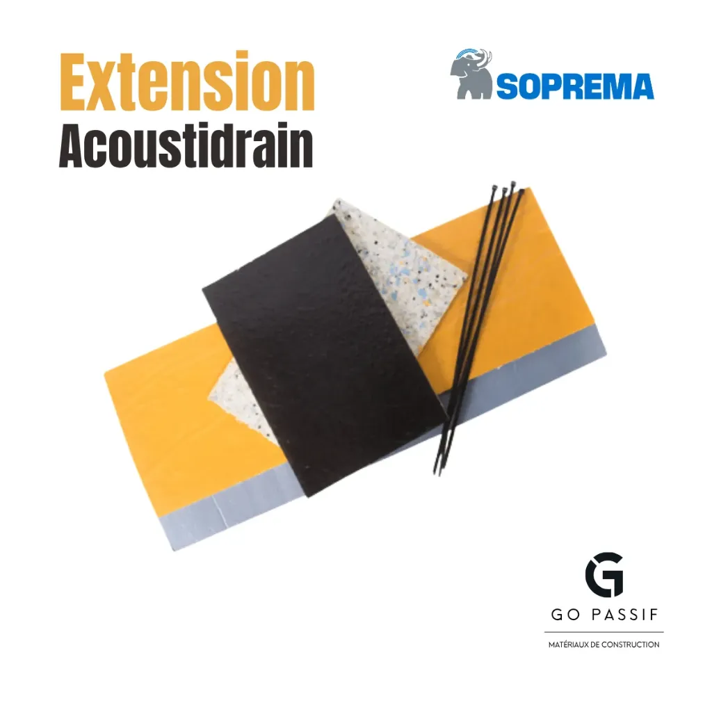 [09983] Soprema Acoustidrain (extension pour tuyaux de 4po)